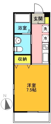 フォルテッツア浜田山 203号室 間取り