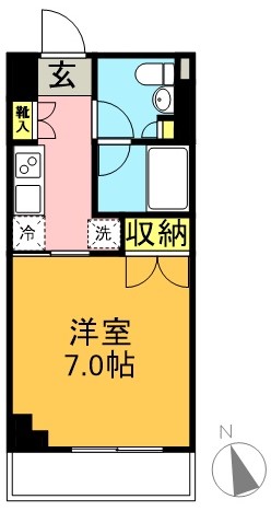 オーキッドレジデンス浜田山 202号室 間取り