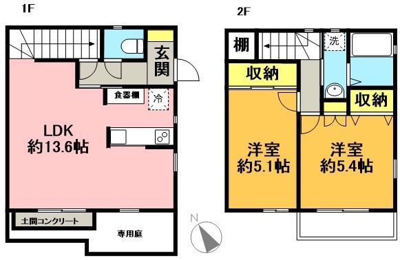 ラウンドアップ柏の宮 EAST号室 間取り