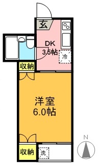 トアベール 202号室 間取り