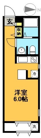 ハウス中屋 間取り図