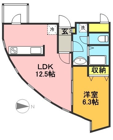 ウィルテラス新代田 間取り図