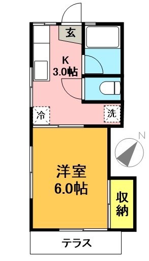 ハイツマヤ  101号室 間取り