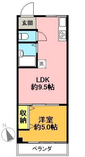 シルバーハイム 203号室 間取り