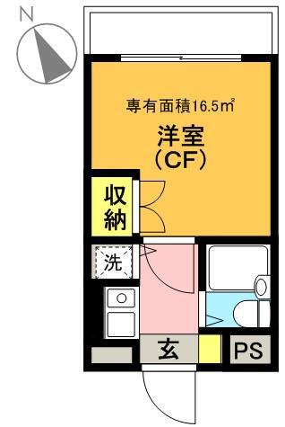 ソアール永福町 407号室 間取り