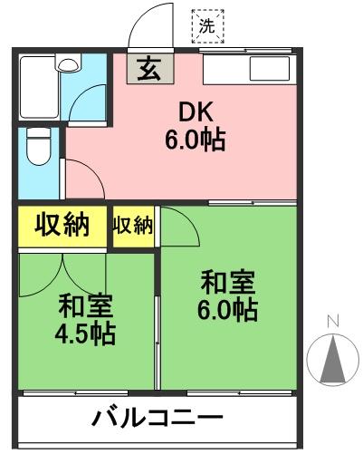 アパルト５０ 203号室 間取り