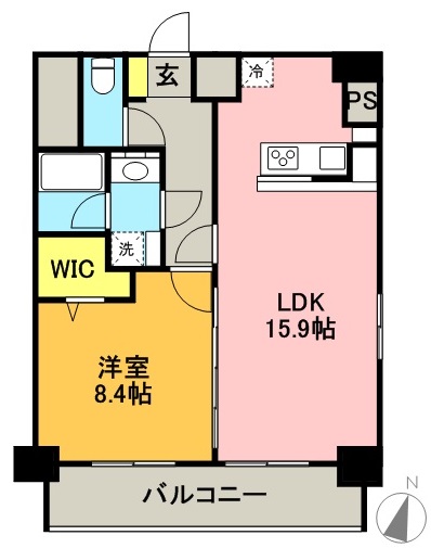 ＭＡＧＥＳ世田谷 間取り図