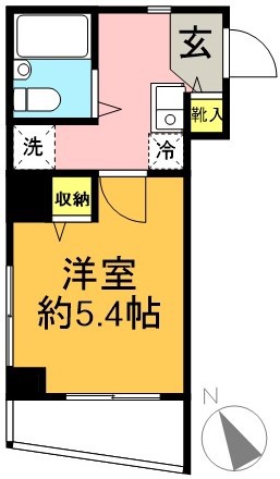 エクセリア代田橋 401号室 間取り
