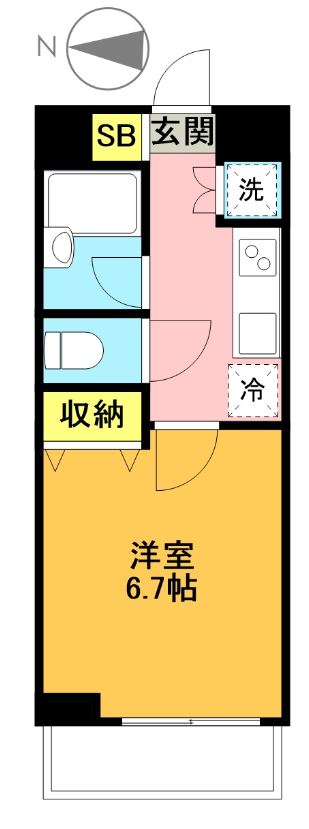 ＢＰＲレジデンス豪徳寺 202号室 間取り