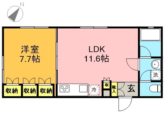 ミレドゥーエ下北沢Ⅱ 303号室 間取り