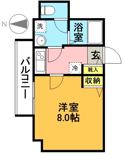 ＸＥＢＥＣ（ジーベック）高井戸Ｐｌｕｓ－Ｒ 204号室 間取り