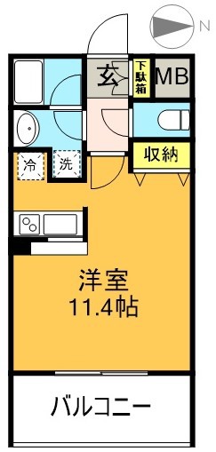 サンクレール高井戸 716号室 間取り