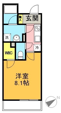 Ｍ　ＩＮＴＥＬＬＩＧＥＮＣＥ 102号室 間取り
