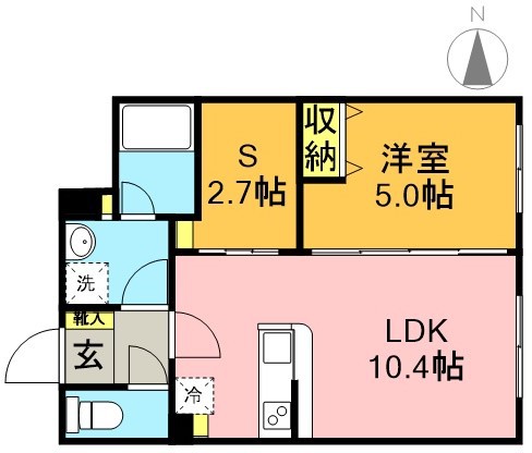 ウェルスクエアイズム下北沢ＷＥＳＴ 303号室 間取り