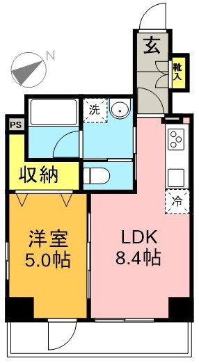 ＳＴＡＮＤＺ高井戸 201号室 間取り