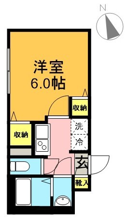 ウェルスクエア桜上水 104号室 間取り
