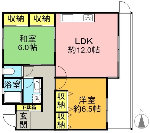 和泉ファミリオＤ 202号室 間取り