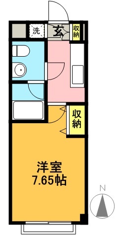 ボニーヒルズ 103号室 間取り