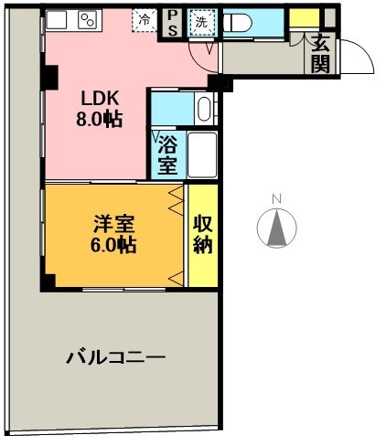 玉川第一ビル 102号室 間取り
