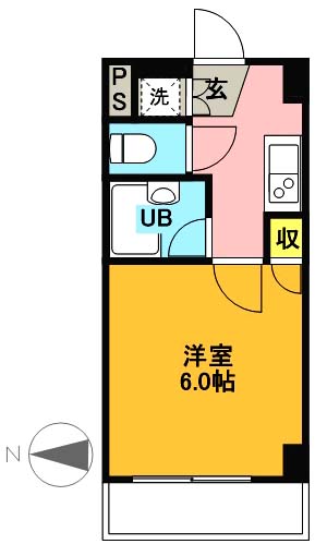 ルーブル浜田山 306号室 間取り