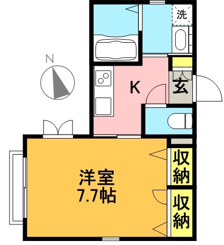 Ｓｅｉ　Ｓｐａｚｉｏ 103号室 間取り