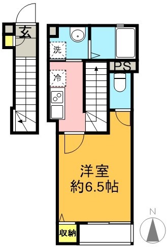 コンフォート明大前 203号室 間取り