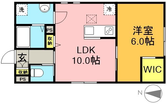 プレジオ明大前 102号室 間取り