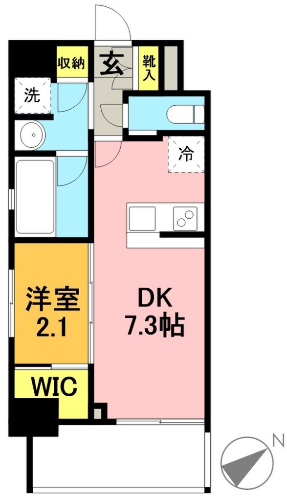 アジールコート桜上水 602号室 間取り
