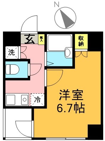 シンシア代田橋 304号室 間取り