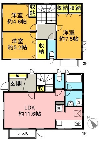 マノワール． 間取り