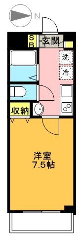 エテルノ明大前 403号室 間取り