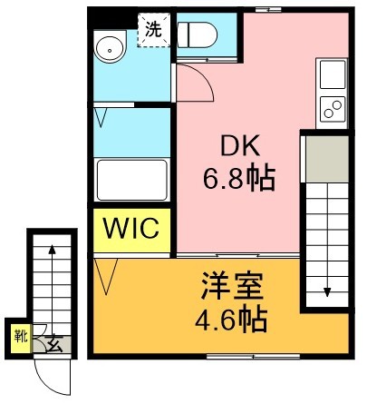 ミハス梅ヶ丘 206号室 間取り