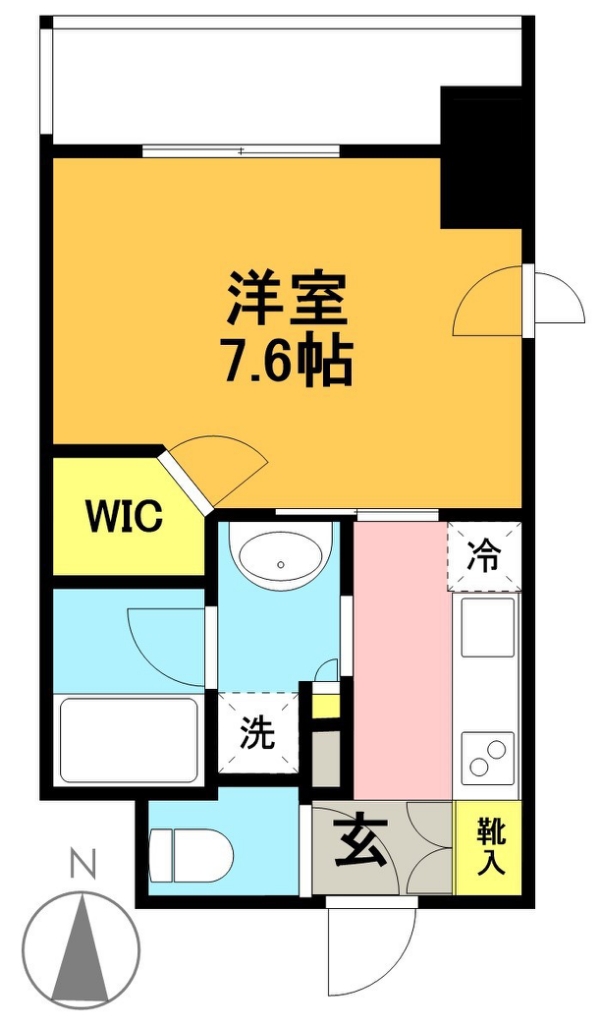 ザ・パークハビオ明大前 904号室 間取り