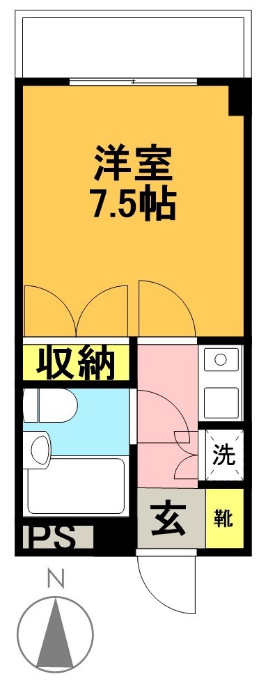 アーバン赤堤 306号室 間取り