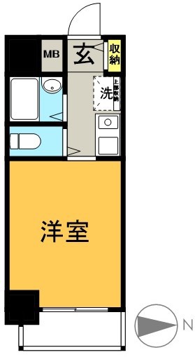 スカイコート下高井戸 508号室 間取り