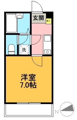 ロジェ高井戸　壱番館 404号室 間取り