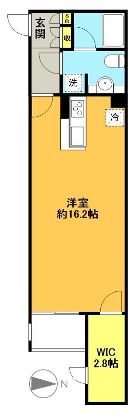 エルスタンザ下北沢 208号室 間取り
