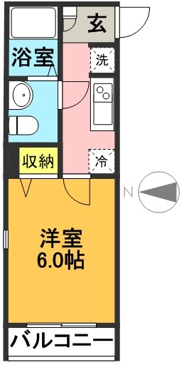 リブリ・永福 104号室 間取り