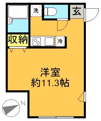 モデュロール高井戸 103号室 間取り