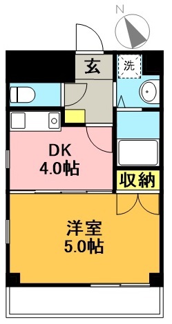 ガラ・シティ高井戸 406号室 間取り