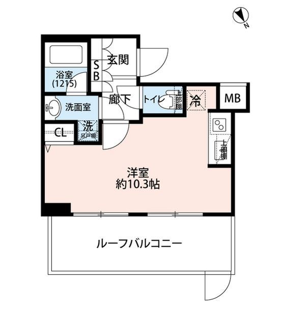 プレール・ドゥーク高井戸 404号室 間取り