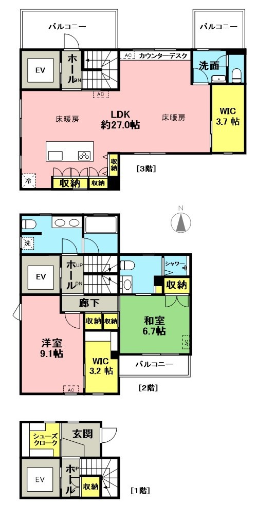 Ｃａｓａ　Ｒｉｃｈｉａ 100号室 間取り