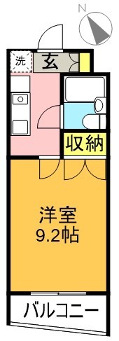 ＩＮＡＢＡビル 403号室 間取り