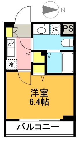 プレール・ドゥーク上高井戸 207号室 間取り