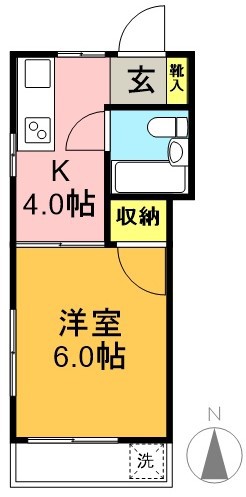 ハイタウン代田 101号室 間取り
