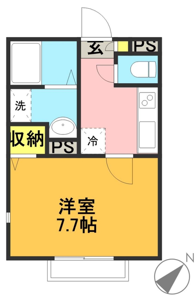 コート浜田山 103号室 間取り