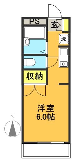 シュウメイハイツ永福 106号室 間取り