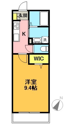 ルピナス羽根木公園　Ｅ 103号室 間取り