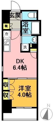 ザ・パークハビオ明大前 1002号室 間取り