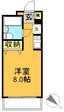 エスタ梅ヶ丘 302号室 間取り